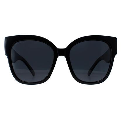 Black Square Shiny Black Smoke Polarized Mp73a Sunglasses