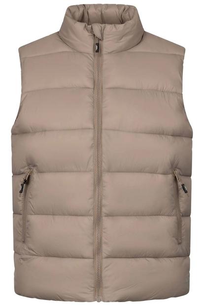 Black Simone Padded Casual Gilet