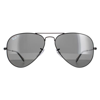 Black Aviator Polished Black Black Polarized Aviator 3025