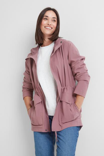 Pink Burradon Waterproof Jacket