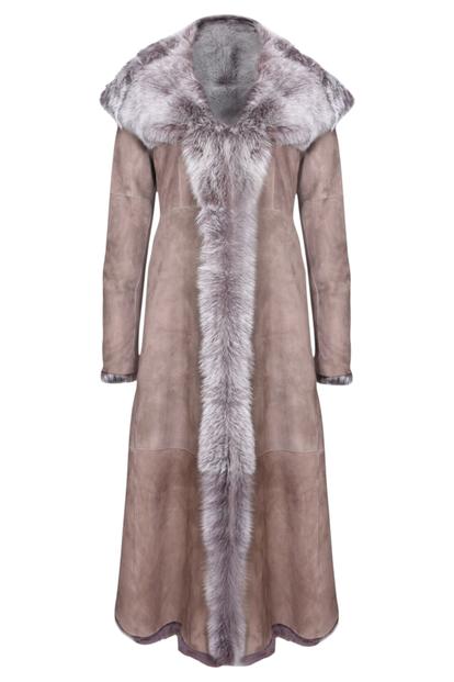 Suede Toscana Sheepskin Hood Trench Coat M000068871