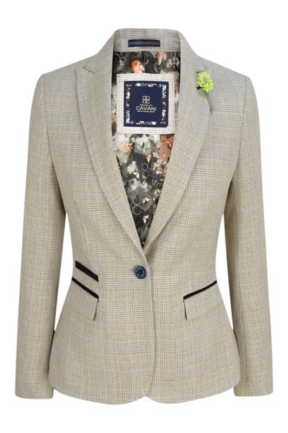 Cream Women's Tweed Cream Jacket Peaky Blinders