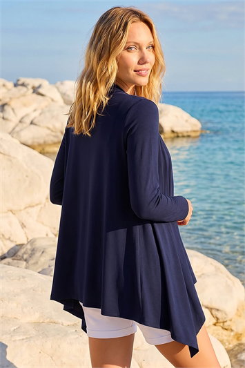 Waterfall Front Jersey Cardigan 19010060