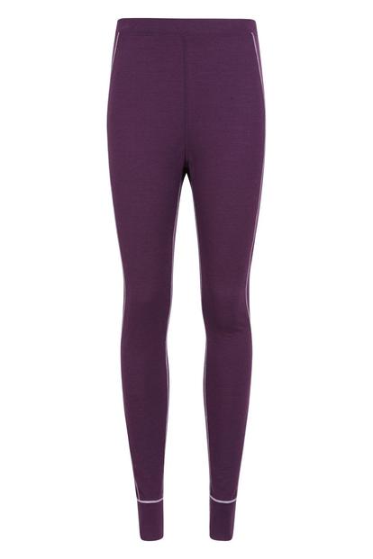 Purple Asgard Merino Thermal Leggings