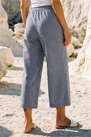Dusk Gingham Print Culottes 18124460