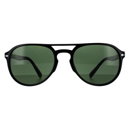 Black Aviator Black Green Sunglasses