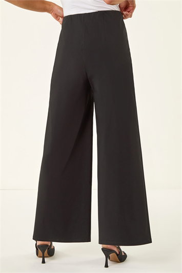Petite Pintuck Wide Leg Stretch Trouser 18117708