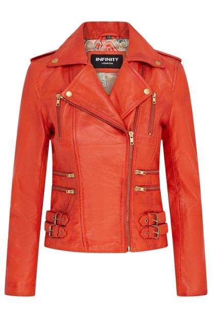 Leather Brando Biker Jacket-Loddon M000069151