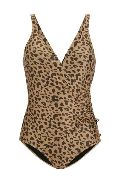 Multi Baylenne Leopard One Piece Swimsuit