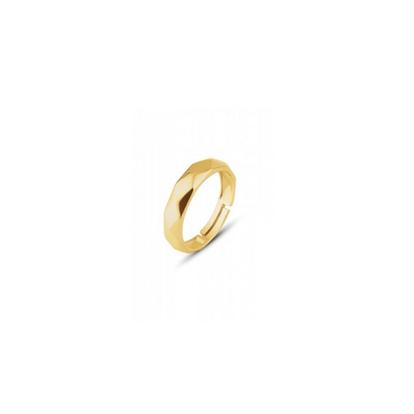 Metallic Sterling Silver Wide Hammered Ring