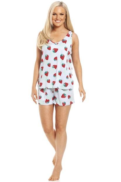 Pink Spandex Short Pyjama Set