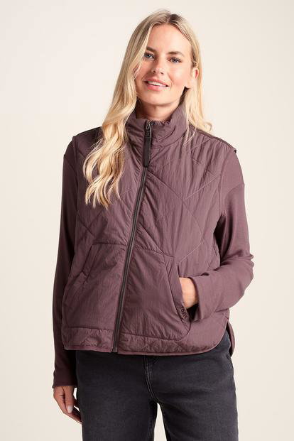 Pink Juni Relaxed Fit Shower Resistant Gilet
