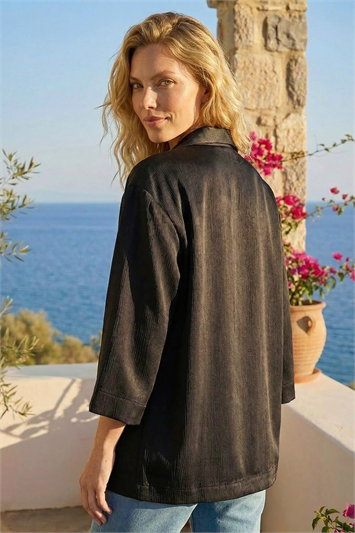 Relaxed Textured Blazer 15052308