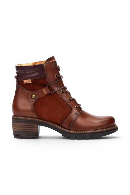 Brown Womens Soft Heel Ankle Boots -W1t-8979C1