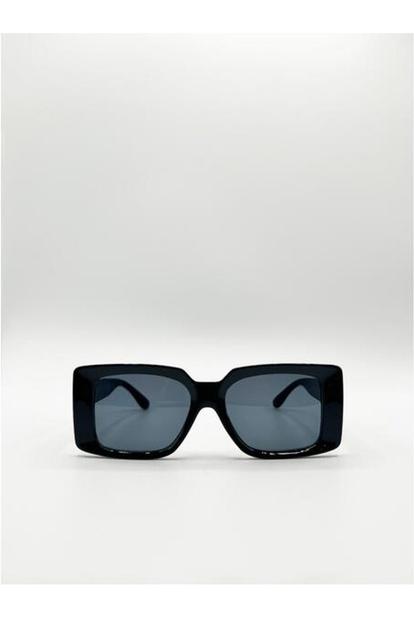 Black Oversized Square Frame In Black
