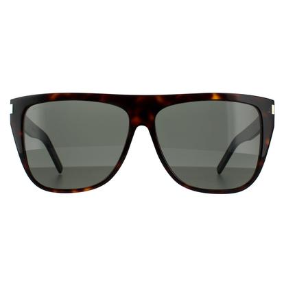 Brown Square Dark Havana Grey Sunglasses
