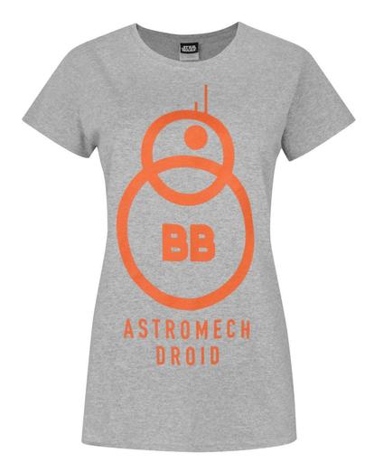 Grey Star Wars Force Awakens Astromech T-Shirt