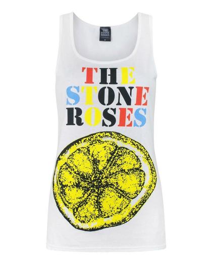 White The Stone Roses Lemon Women's Vest