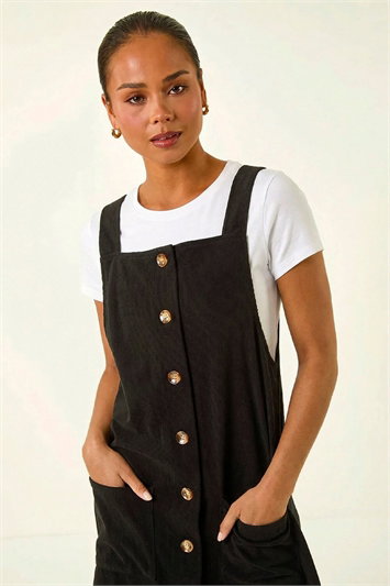 Petite Corduroy Pinafore Dress 14807008
