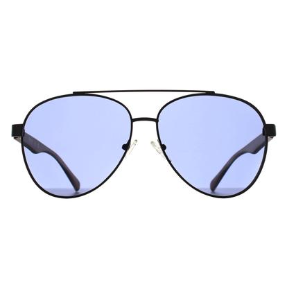 Grey Aviator Shiny Gunmetal Blue Kc1394