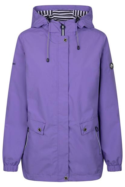 Purple Flourish Waterproof Jacket