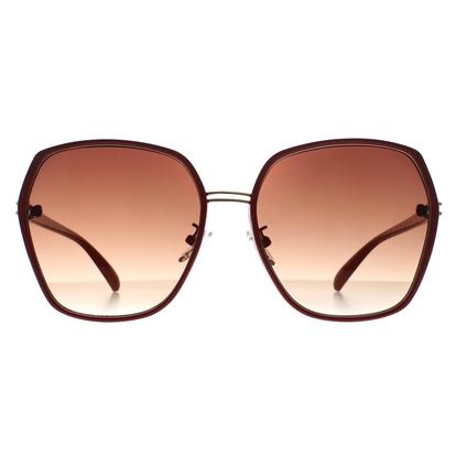 Red Butterfly Shiny Red Brown Gradient Gf0407