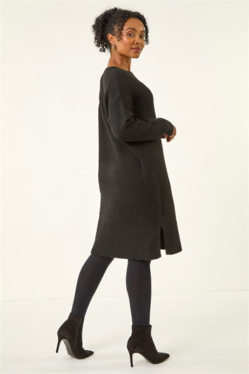 Petite Knitted Pintuck Shift Dress 14783608