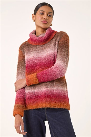 Ombre Stripe Knit Jumper 16234481