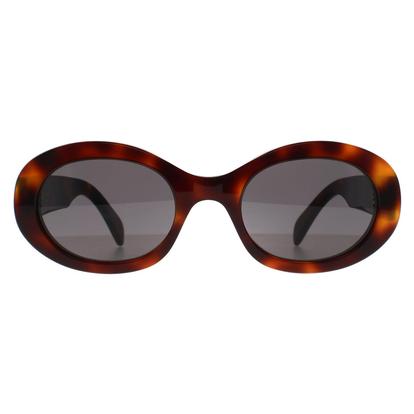 Brown Oval Shiny Havana Grey Cl40194u Triomphe