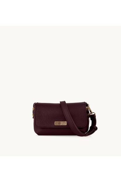 Red The Maisie Mini Port Leather Bag