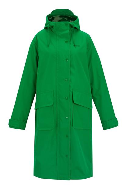 Green Orla Kiely Square Flower Long Jacket