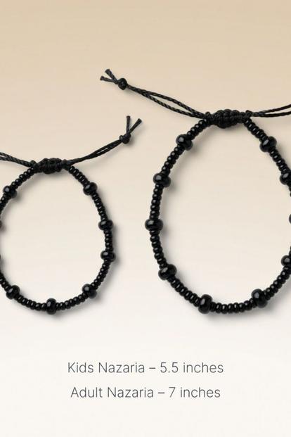 Black Mangalsutra Nazaria Everyday Black Beads Elegant Asian Indian Daily Bracelet