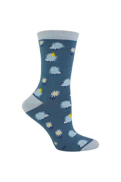Purple 1 Pack Novelty Animal Patterned Bamboo Socks
