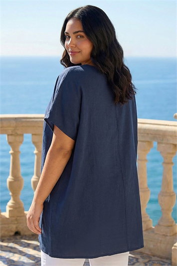 Curve Ring Front Oversized Top 20243160