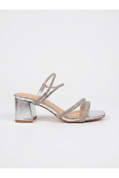 Metallic Constance Metallic Block Heel Sandals