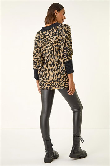 Animal Print Knit Jumper 16316608
