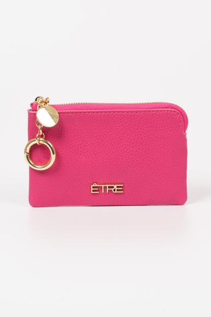 Pink Faux Leather Small Coin Purse