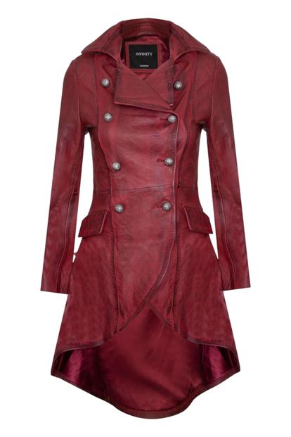Black Womens Gothic Victorian Coat-Accra