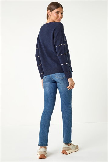 Shimmer Detail Knit Jumper 16130854