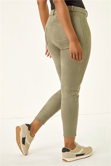 Petite Faux Suede Stretch Jeggings 18085540