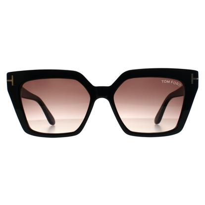 Black Cat Eye Shiny Black Purple Brown Gradient Winona Ft1030