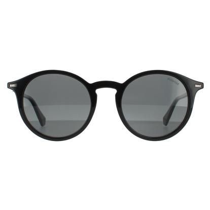 Black Round Black Grey Polarized