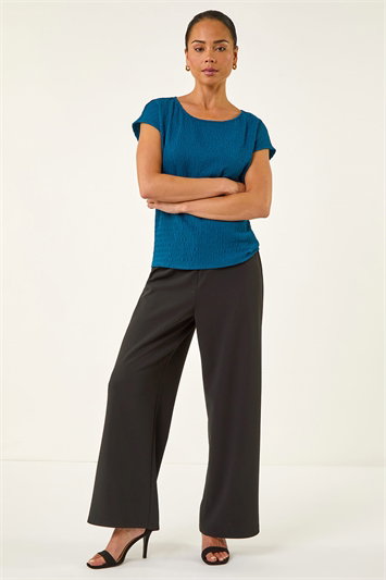 Petite Textured Stretch Top 19499191