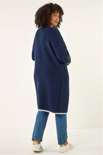 Curve Longline Knit Cardigan 16238860
