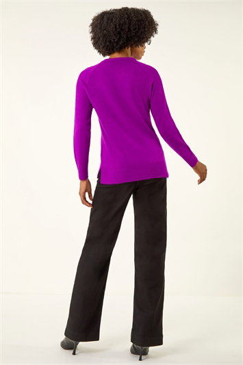 Plain Soft Crew Neck Jumper 16102851