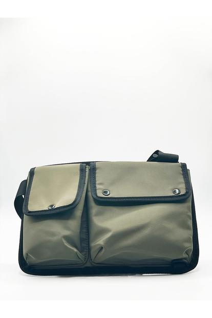 Green Nylon Chest Bag In Moss