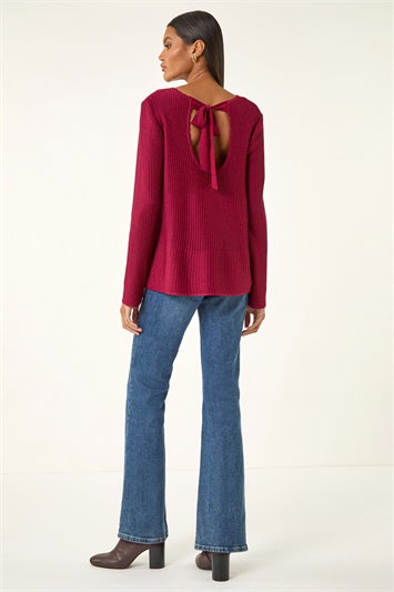 Tie Back Knit Jumper 16211278