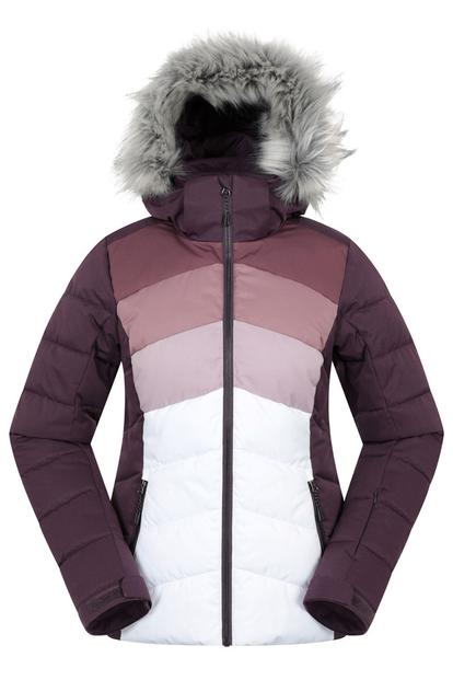 Purple Cascade Padded Ski Jacket