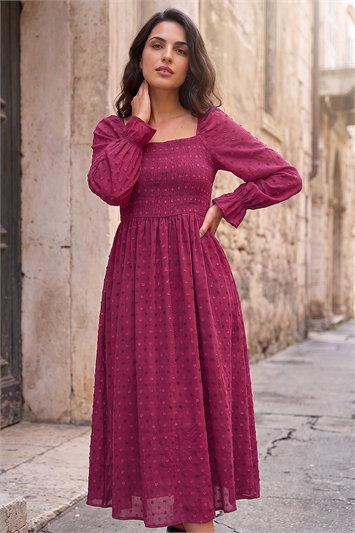 long sleeve winter dresses uk Pink from £30 LW869 - Asymmetrical One Category_Shirts Color:FULL BLOSSOM Turn heads in Timeless