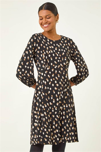 Speckled Print Stretch Dress 14763706